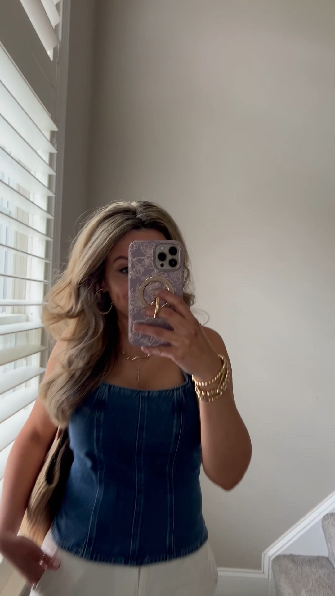 Cutest denim bustier for spring! You can pair it with wide leg jeans for a ‘denim on denim’ look, you can pair it with white linen pants like me here. I’m wearing size 2 for reference. My white linen pants are old but I’m linking some new options. Top is on sale plus free shipping ( no minimum)! Spring fashion, spring outfit 

#LTKWatchNow #LTKSaleAlert #LTKFindsUnder50