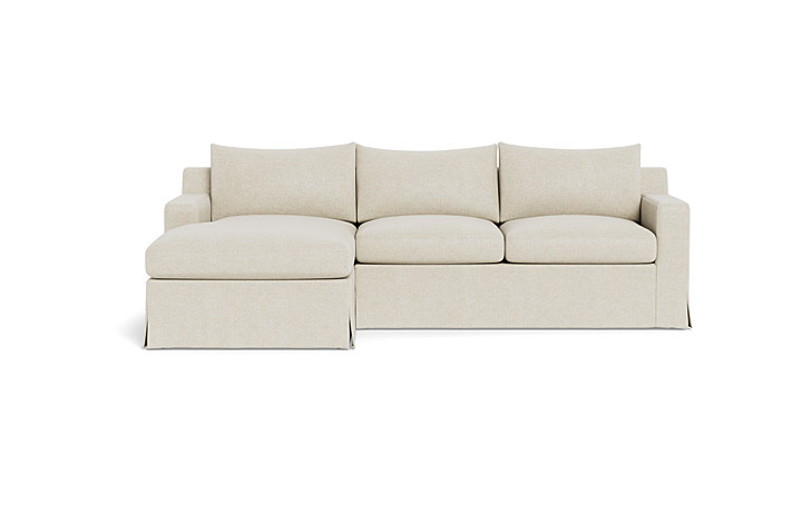 Sloan Slipcovered  Chaise Sectional | Interior Define