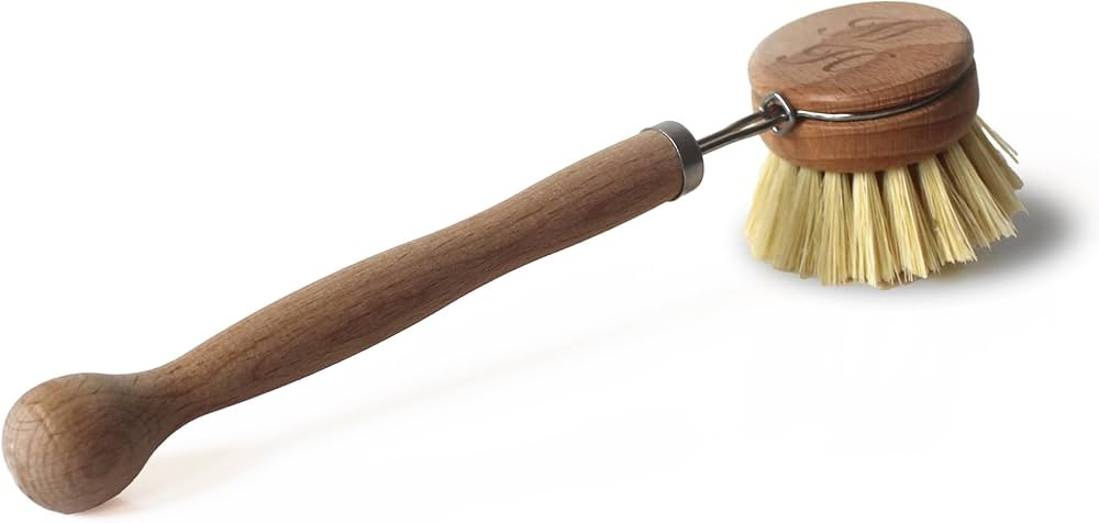 Murchison-Hume Compostable Dish Brush with Wooden Handle, Replaceable Scrubber Head, No Plastic P... | Amazon (US)
