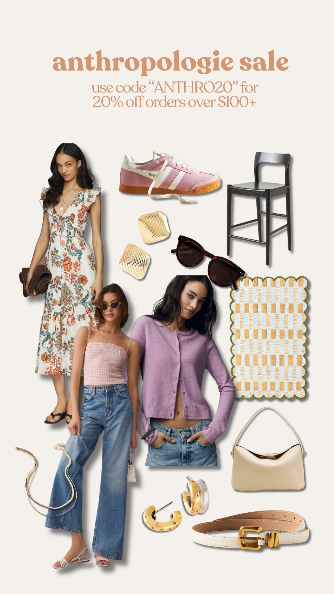 use code ANTHRO20 for 20% off orders over $100+ this weekend! #anthro #springsale 

#LTKmomlife #LTKSpringSale #LTKSeasonal