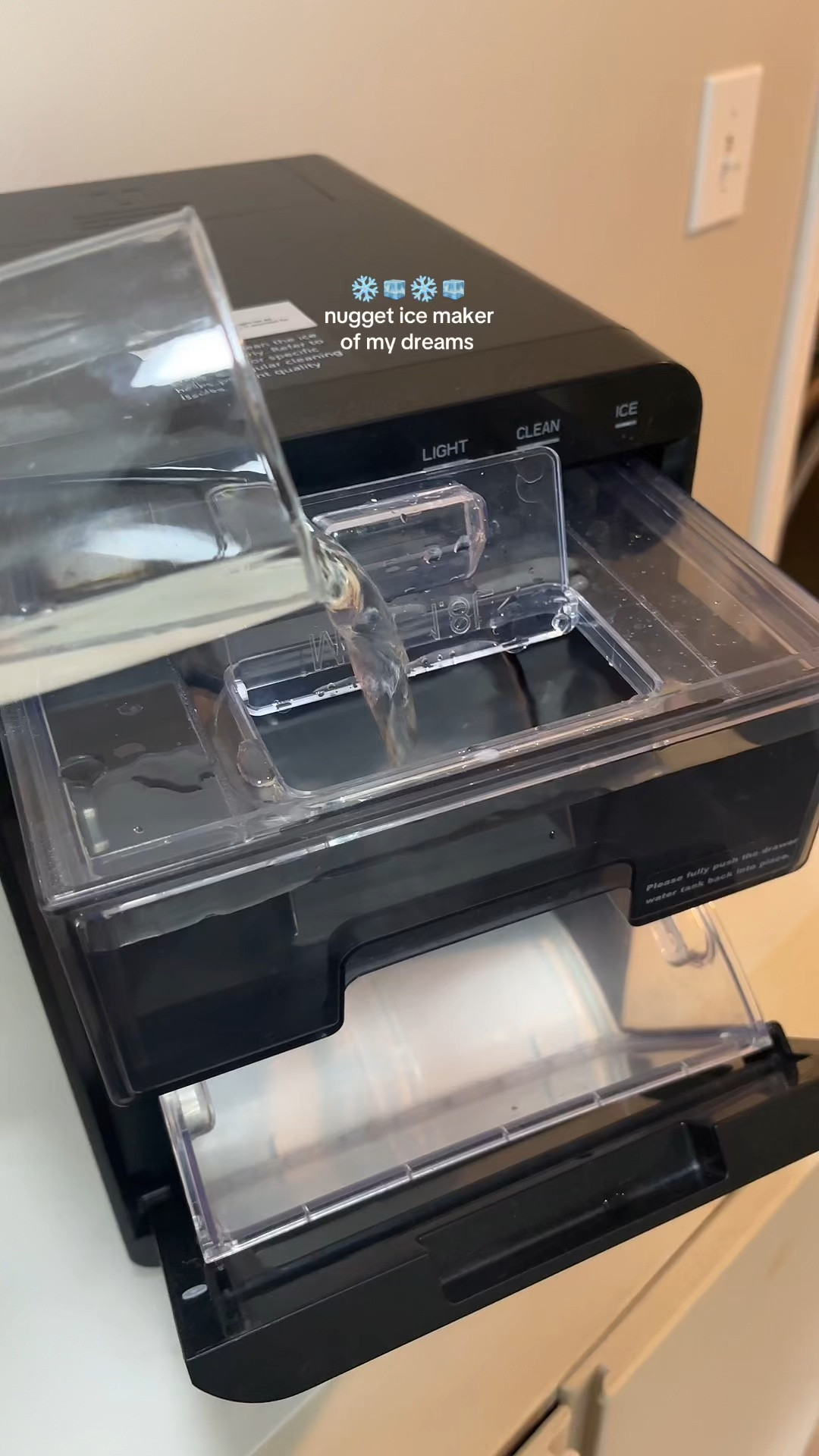 This nugget ice maker is everythinggg- crunchiest nugget I’ve that stays cool in the machine, makes 44lbs, has an auto clean mode too! 

#icemaker #euhomy #icemachine #kitchenappliance #ice #nuggetice #nuggeticemaker countertop ice maker, nugget ice maker, kitchen appliances

#LTKHome #LTKfoodie #LTKdayinmylife