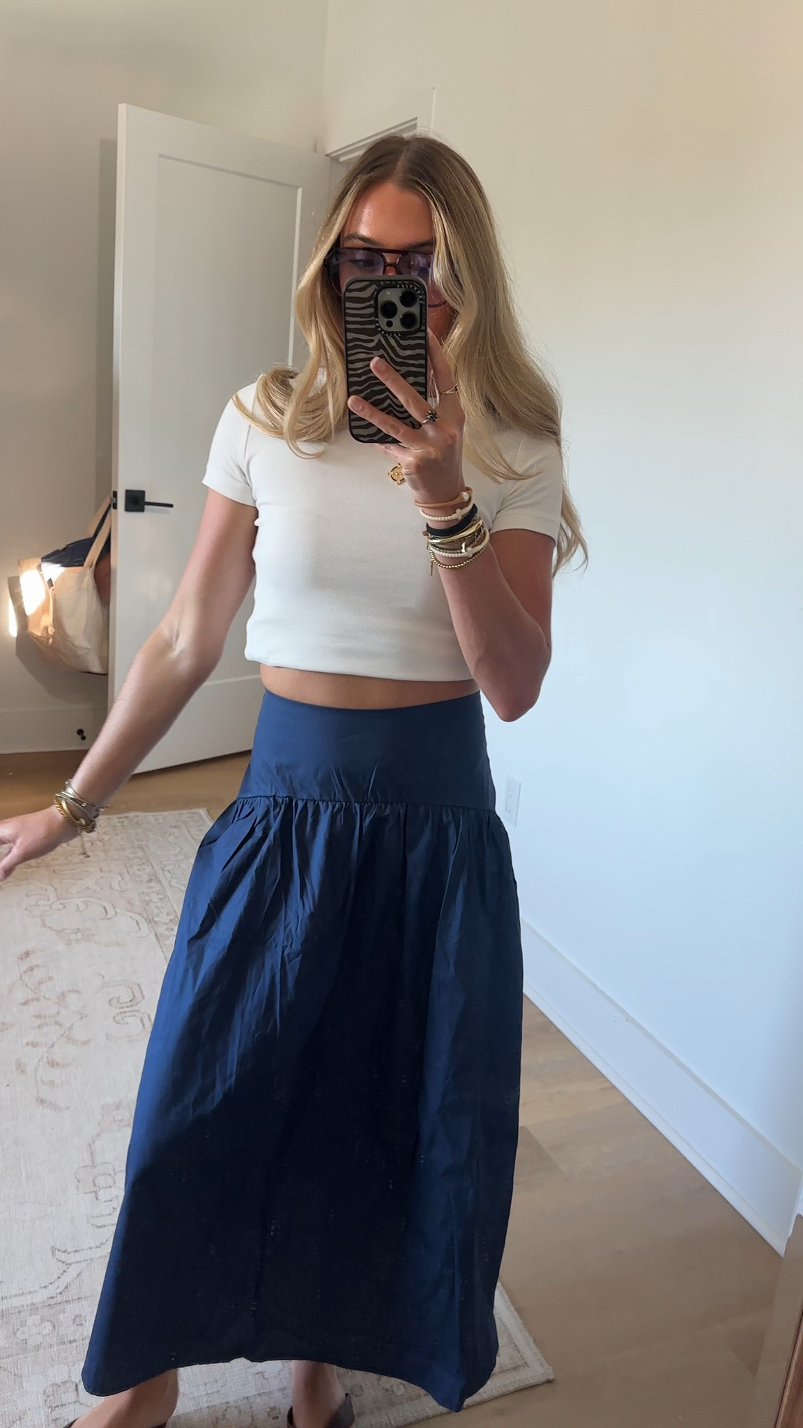 Amazon size small Mannjin Women's Summer Pleated Midi Skirt Drop Waist Smocked Back Waist Zip

#LTKootd #LTKSaleAlert #LTKSeasonal