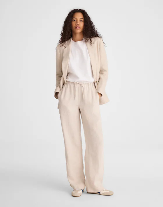 Pull-On Pants in 100% Linen | Madewell