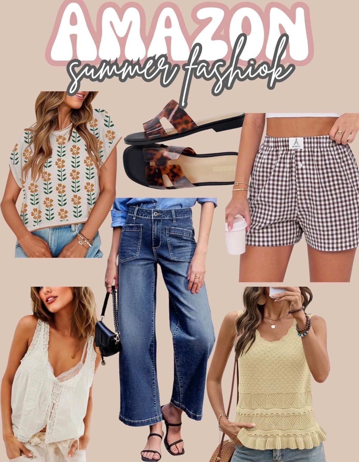 Amazon summer fashionn
Travel outfits, summer outfits, vacation outfits beach, spring outfits 2026, resort wear, resort outfits from amazon, swim cover up, summer matching set, casual outfits for the summer, casual outfits for the spring, Amazon fashion, oversized sunglasses, neutral tops, halter tank top, sandals, beach, pool, beach outfits, ootd, vacation, vacation wear, cruise outfits, cream
#vacationwear #amazon #amazonfinds #traveloutfits #vacationoutfitsbeach

#LTKootd #LTKmomlife #LTKSeasonal