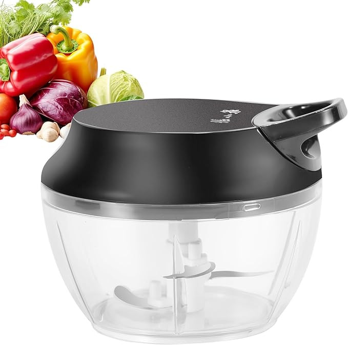 ZHANG XIAO QUAN SINCE 1628 Manual Vegetable Chopper, Hand Pull String Vegetable Garlic Mincer Oni... | Amazon (US)
