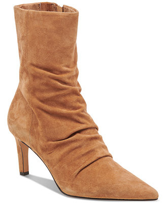 Women's Fernly Rouched Pointed-Toe Dress Booties | Macy's Canada