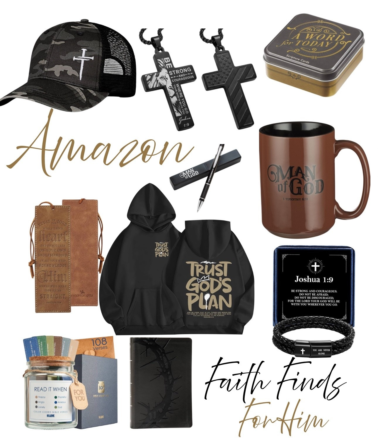 Amazon Faith Finds for 𝐇𝐢𝐦🤎

#LTKMens #LTKmorningroutine #LTKOver40