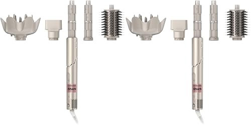 Shark HD435 FlexStyle Air Styling & Drying System,Powerful Hair Blow Dryer & Multi-Styler with Auto-Wrap Curlers,Curl-Defining Diffuser,Oval Brush,&-Concentrator Attachment,Stone,(Pack of 2) | Amazon (US)