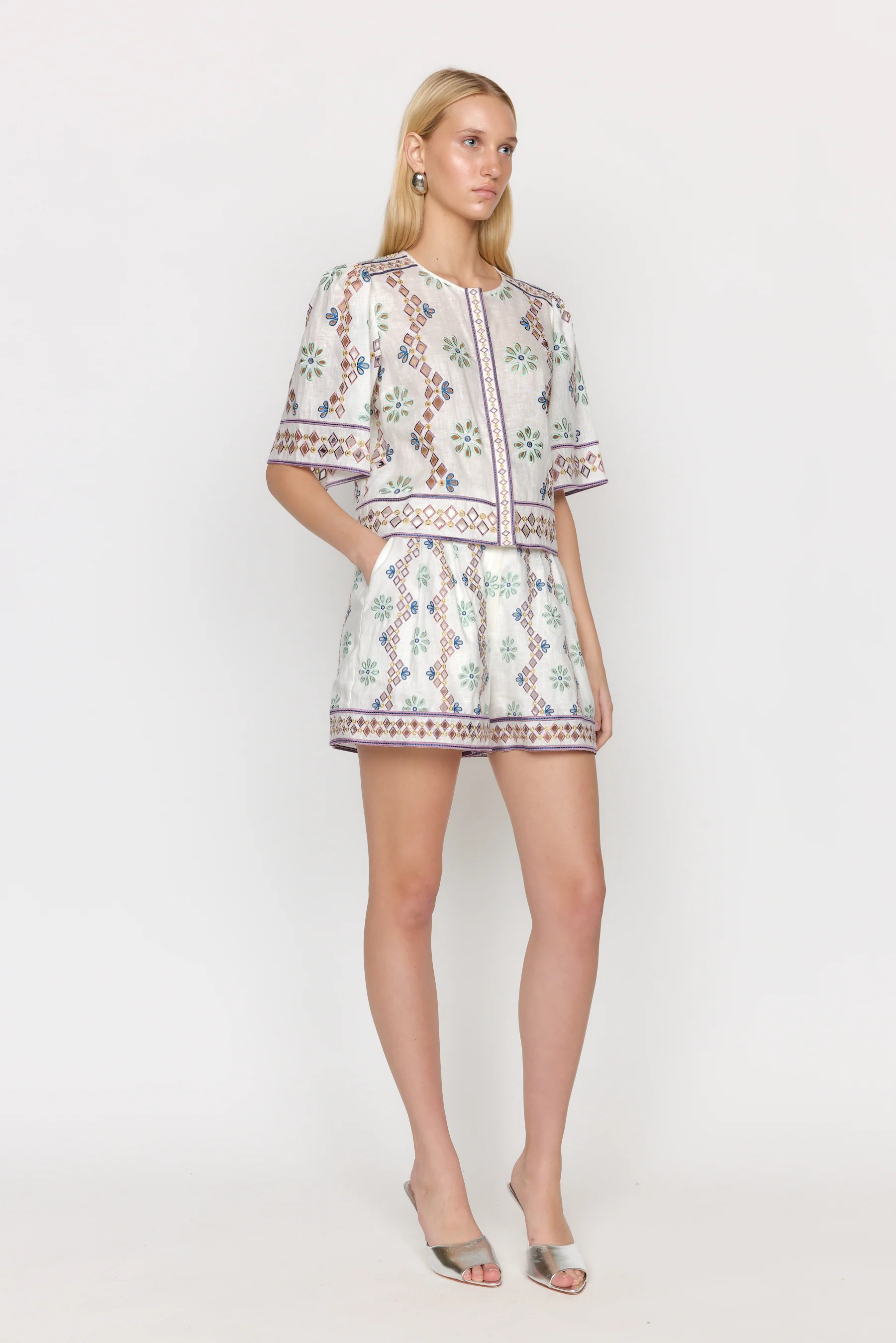 Bennet Short - Capri Ivory | Christy Lynn