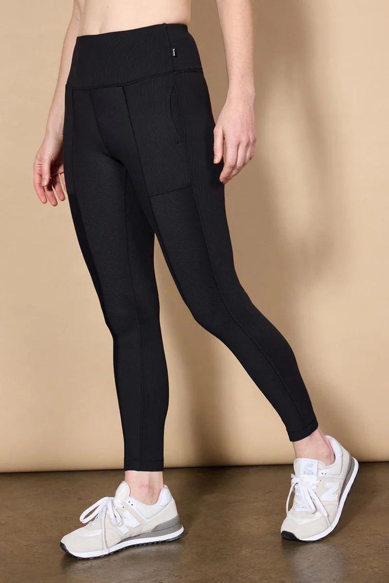 Effuse High-Waisted Mixed Panel Legging 26" | MPG Sport