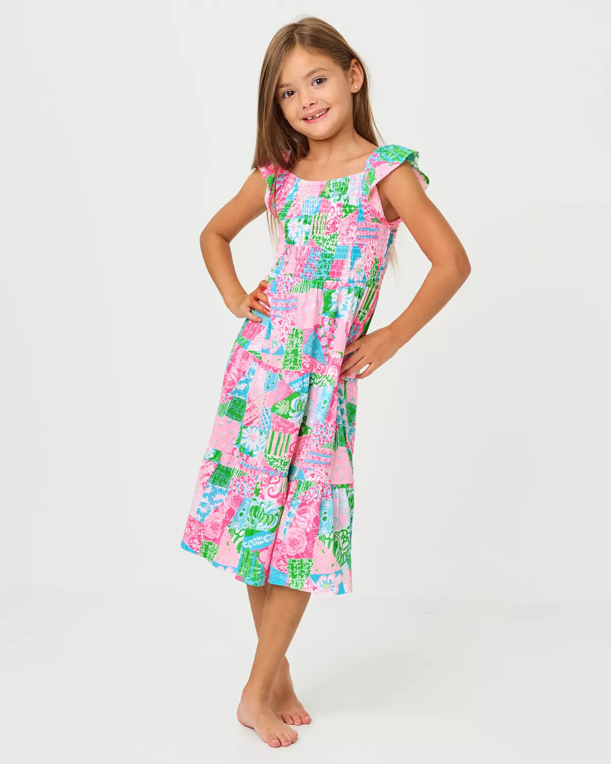 Girls Mini Jilly Midi Dress | Lilly Pulitzer