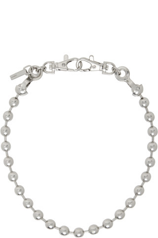 We11done - Silver Ball Necklace | SSENSE
