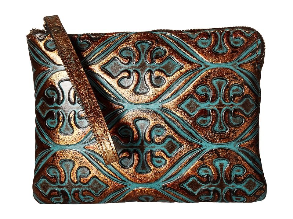 Patricia Nash - Cassini Wristlet (Turquoise 1) Wristlet Handbags | Zappos