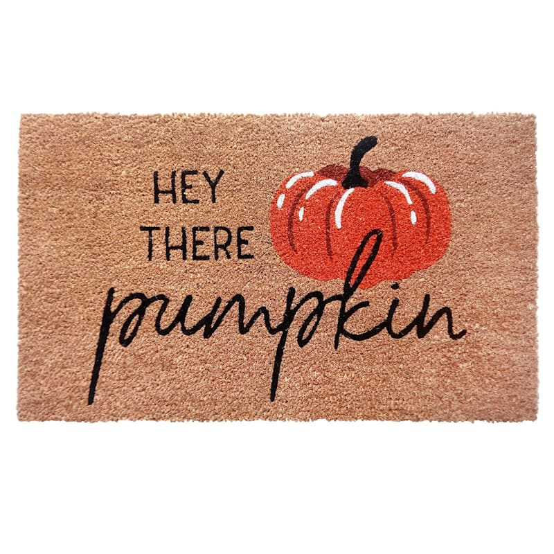 Hey There Pumpkin Coir Mat, 18x30 | At Home