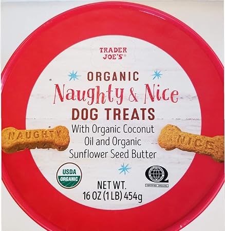 Trader Joe Naughty or Nice Organic Dog Treats 16 oz (1lb) | Amazon (US)