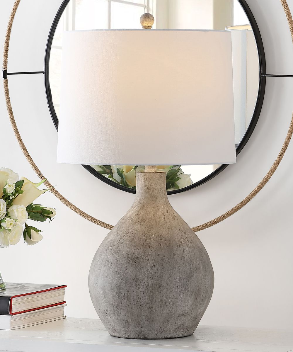 Safavieh Indoor Table Lamps GREY - Gray Tolen Table Lamp | Zulily