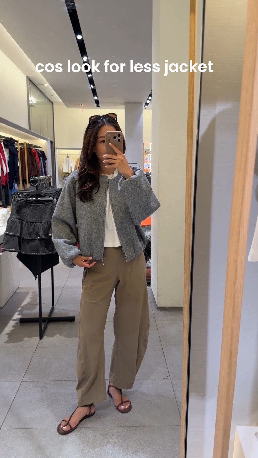 Code WELCOME45 for the pants. • trying on this very soft bomber jacket XS, petite friendly length from Zara 
• Ruti pants 2 Petite in "walnut" i sized up. Stretchy waist. I do own 0P in another color and it fits, but I prefer the more relaxed fit of this 2P. 
• lulu cotton cropped tee XXS.
• reformation sandals 5.5. I also like the minimal Tkees linked in a size up (6). 
• Madewell bag 

Petite friendly jacket, easy mom outfit, fall transitional outfit

#LTKPetite #LTKmomlife #LTKSeasonal