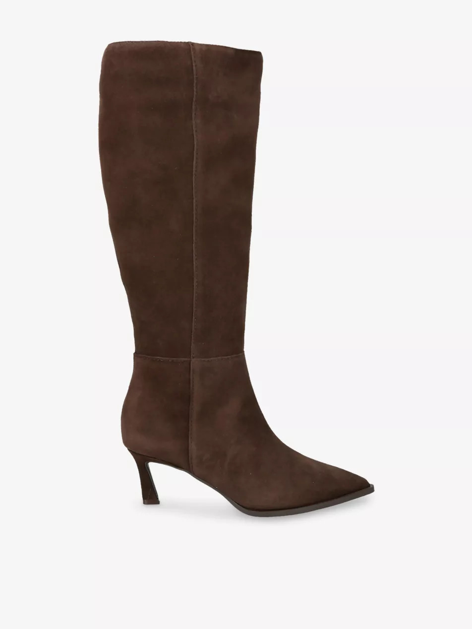 Lucid Heeled Faux-Leather Knee-High Boots | Selfridges