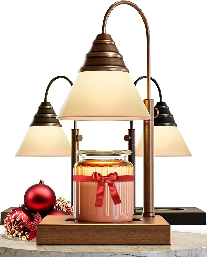 Hestia Magic Candle Warmer Lamp, Height Adjustable for Yankee Candle Jar & 3 Wick Large Jars - Ti... | Amazon (US)