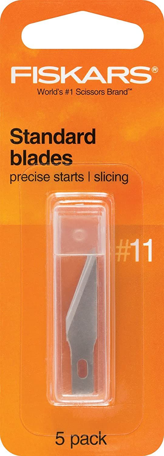 Fiskars 196010-1006 Standard Number 11 Blades, 5 Pack, Orange | Amazon (US)
