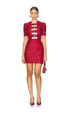 Rebecca Vallance X Nicky Hilton Leyla Mini Dress in Red from Revolve.com | Revolve Clothing (Global)