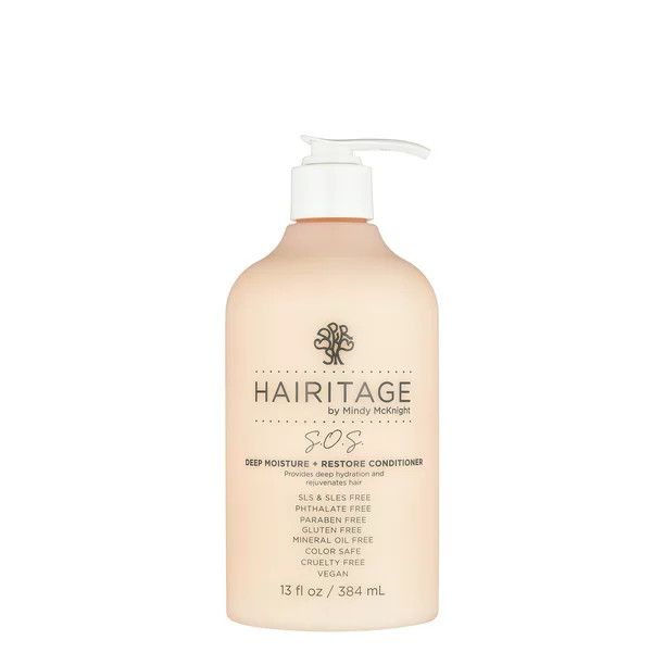 Hairitage S.O.S. Deep Moisture & Restore Deep Conditioner with Marshmallow Extract & Safflower Oi... | Walmart (US)