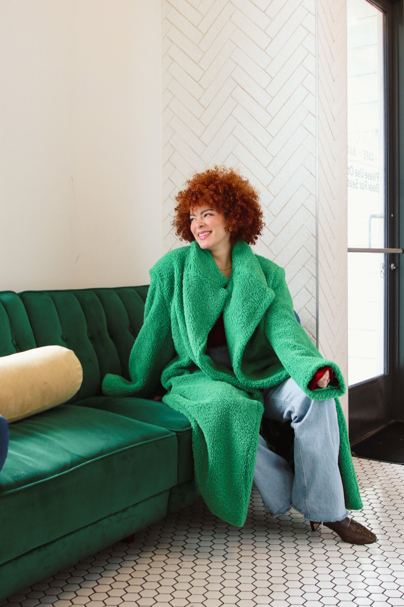 Love this green coat! It’s oversized and so warm! ✨ I’m wearing a sized medium and linked the exact one in the color pink. 

Fall outfits, winter coats, holiday outfits 

#LTKHoliday #LTKtravel #LTKSeasonal