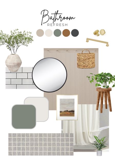 Put together a little mood board of what I want to do to the boys bathroom. Can’t wait for it to all come together  

#LTKhome