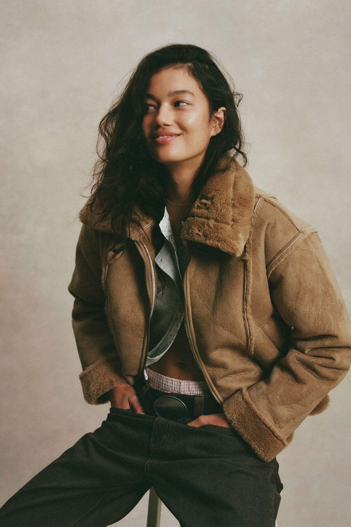 Dakota Faux Suede Jacket | Cotton On (US)