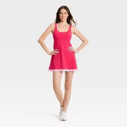 Women's Knit Scallop Active Dress - JoyLab™ | Target