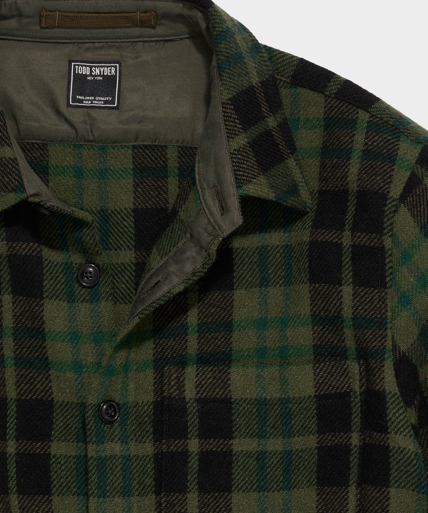 Guide Shirt in Green Plaid | Todd Snyder
