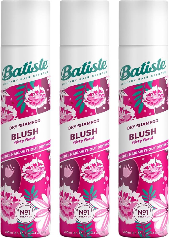 Batiste Dry Shampoo in Blush 200ml, Floral & Flirty Fragrance, No Rinse Spray to Refresh Hair in ... | Amazon (UK)
