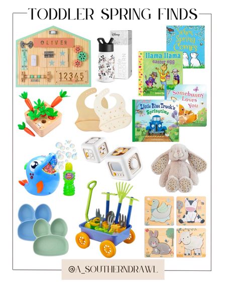 Toddler spring finds, Easter games, Easter books, toddler toys, toddler learning, toddler activities 

#LTKbaby #LTKSeasonal #LTKkids