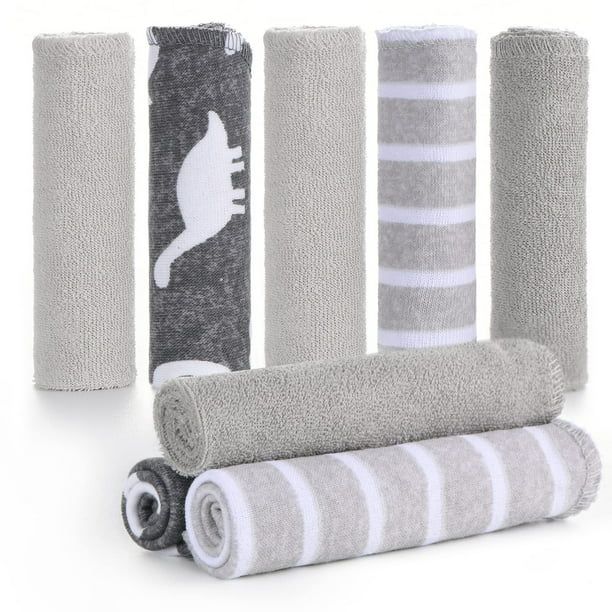 Baby Washcloths, Momcozy Ultra Soft Absorbent Towel, 8pcs Newborn Bath Face Towel | Walmart (US)