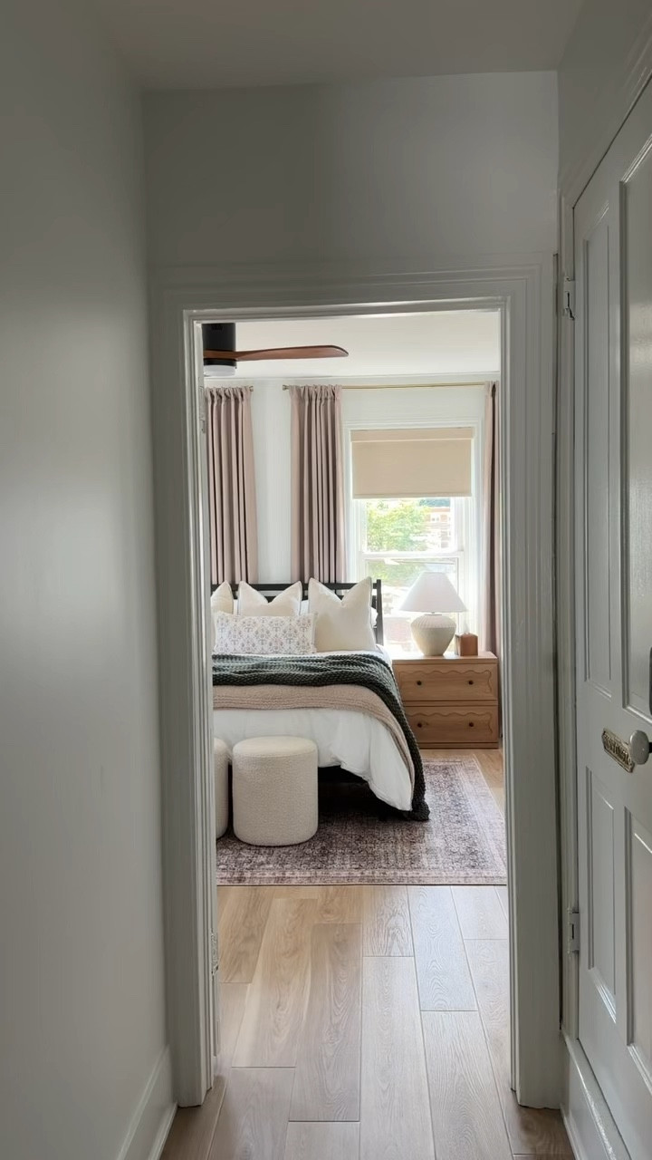 Our reveal of another Airbnb bedroom that turned out so perfect! Everything is linked that is still in stock! 

Ottomans at the end of bed are from Article, not found on LTK. 

#Airbnbhome