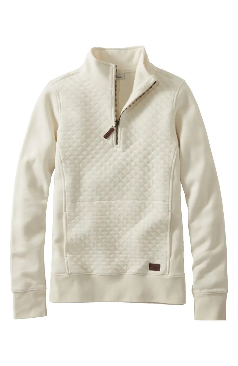 L.L.Bean Quilted Quarter Zip Pullover | Nordstrom | Nordstrom