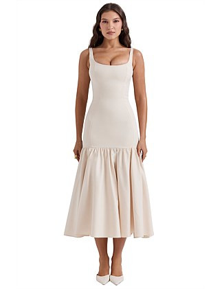 House Of Cb House Of Cb Amore Dropped Waist Midi Dress | David Jones | David Jones (Australia & New Zealand)