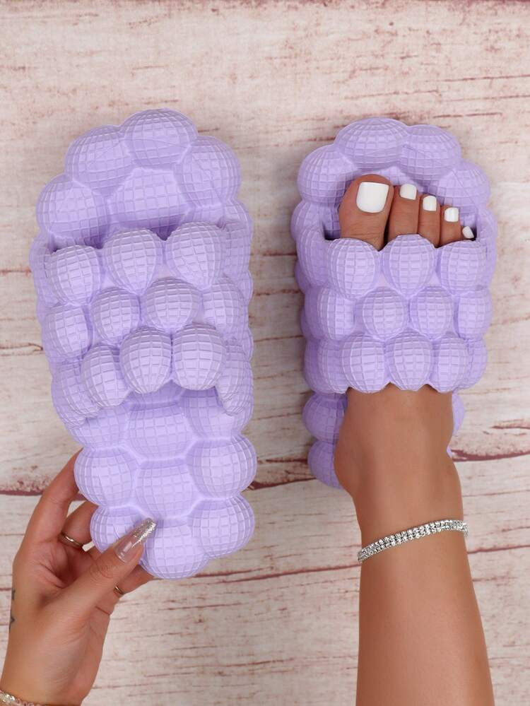 Minimalist Single Band Bubble Slides | SHEIN