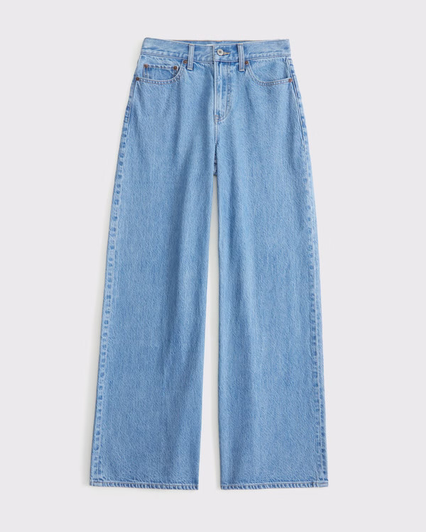 High Rise Wide Leg Jean | Abercrombie & Fitch (US)
