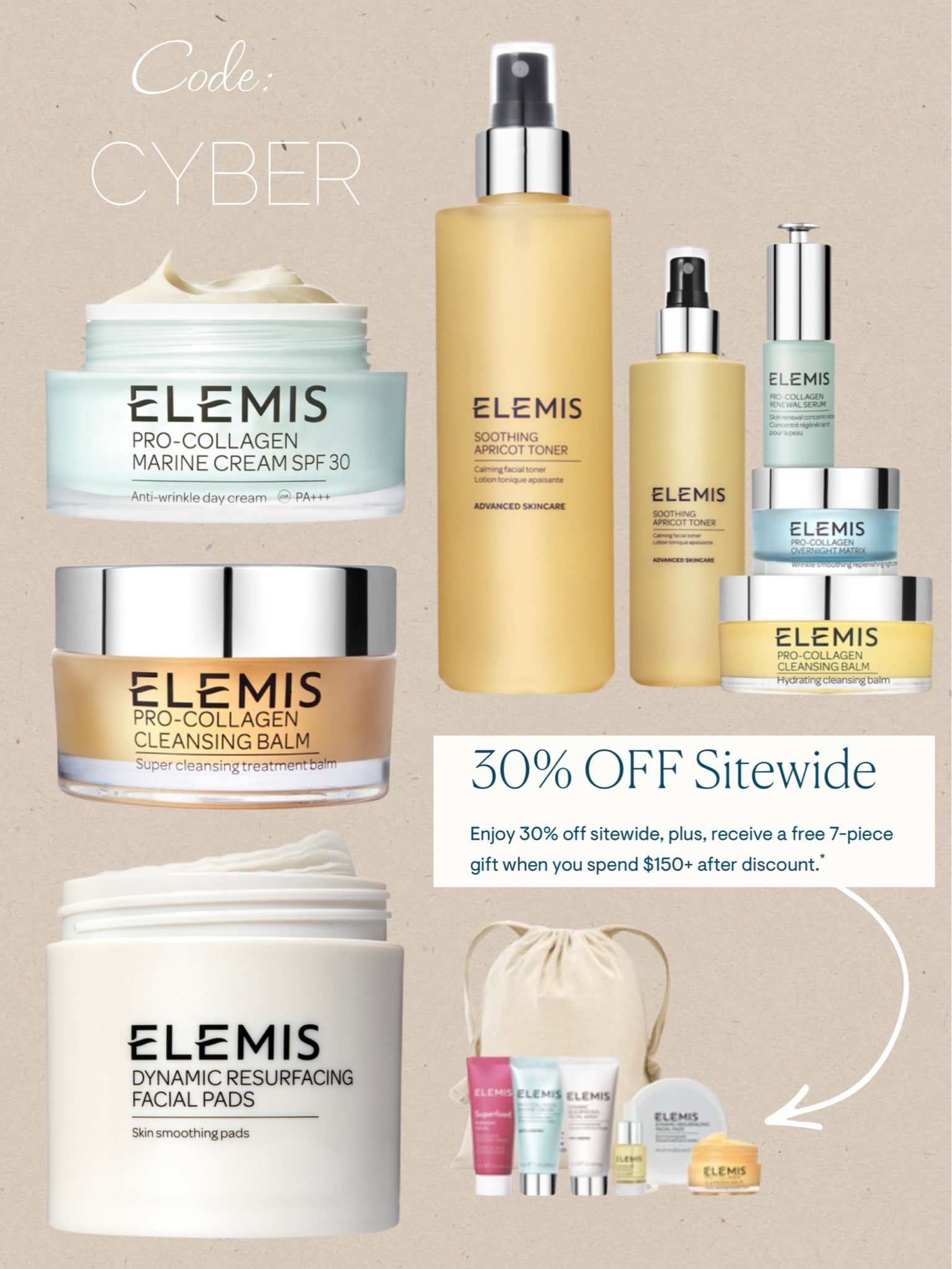 Products I use and have had success with! The cleansing balm really does MELT off your makeup! 
After baby, I tend to be oily. The moisturizer is great- you actually overproduce oil if you don’t moisturize enough! 
Resurfacing pads to help with texture! 

Free 7 pc set if you spend $150 or more after discount! 

#LTKCyberweek #LTKsalealert #LTKbeauty