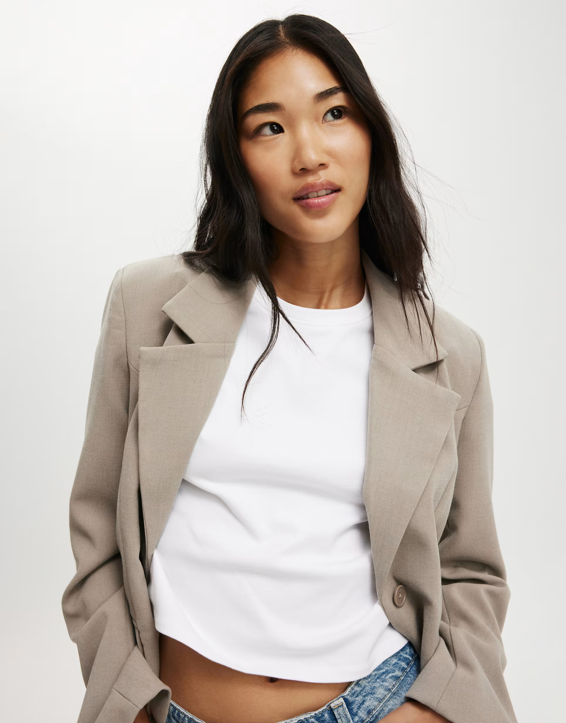 Cotton On Luis blazer in taupe marle  | ASOS | ASOS (Global)