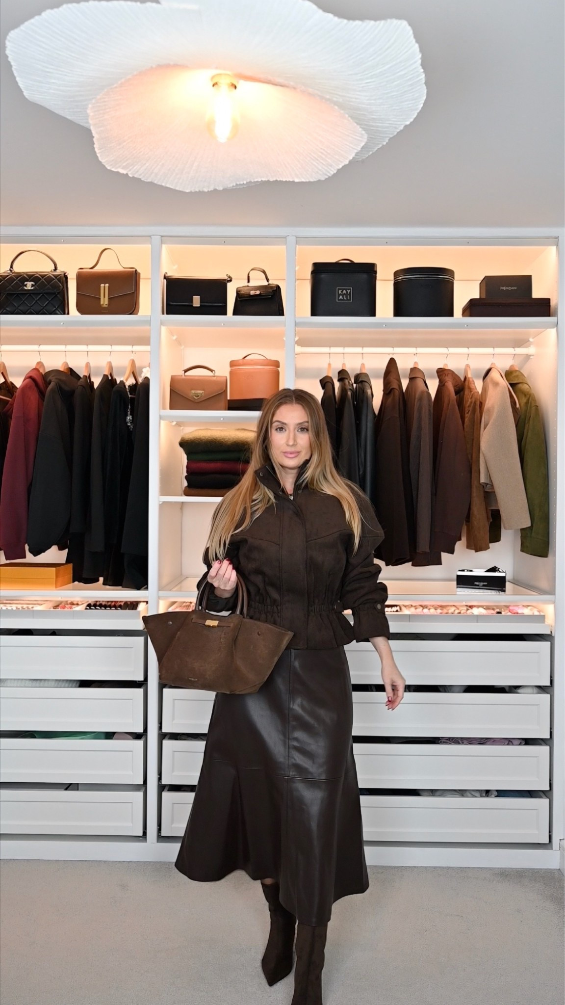 Autumn outfit with leather skirt and jacket

#LTKuk #LTKautumn #LTKeurope
