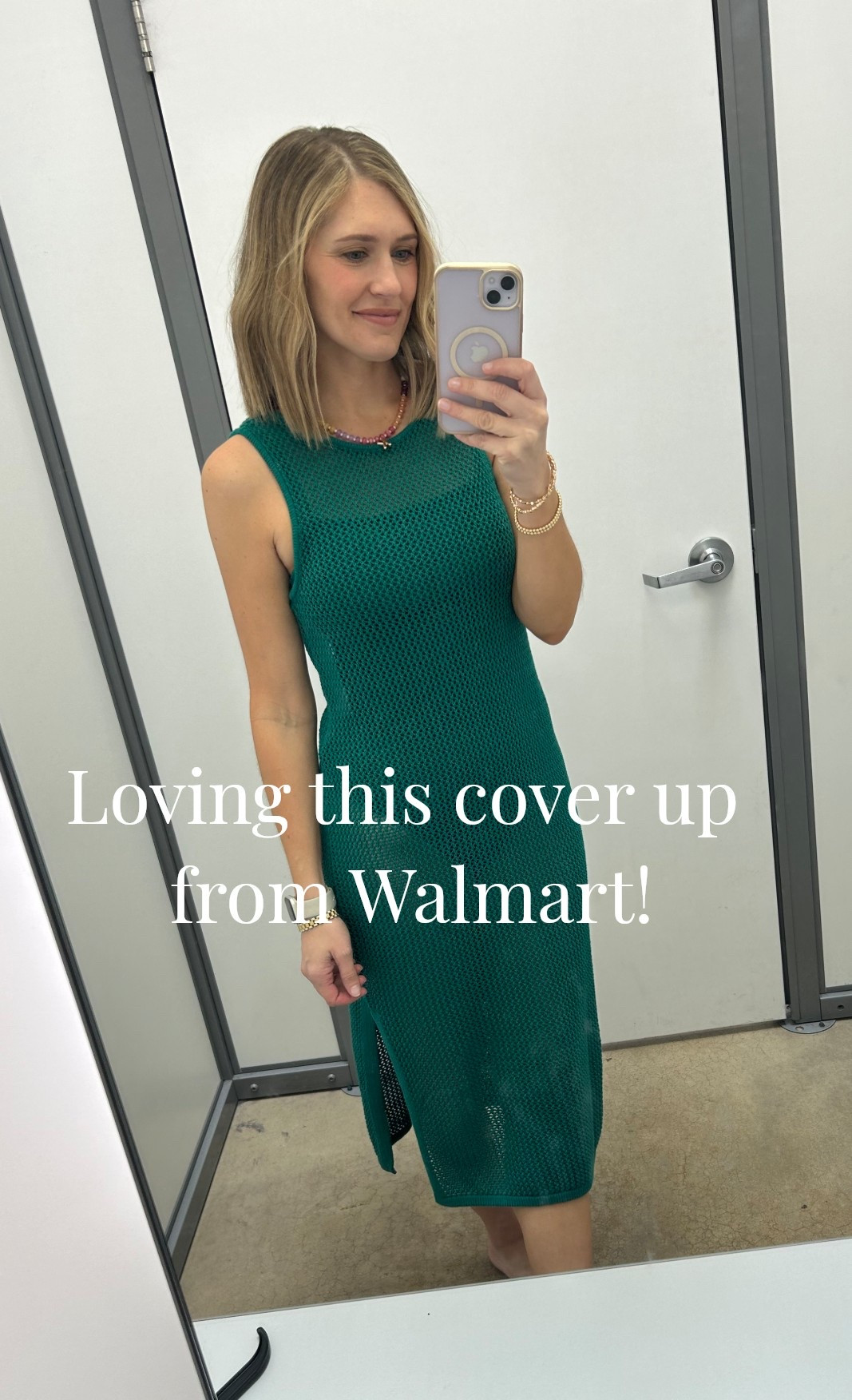 Comes in a multi colored version too! Quality is good and I love the fit!

#walmart #swimcoverup #coverup 