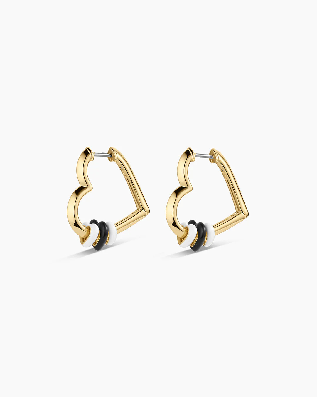 Campbell Heart Bead Hoops | gorjana