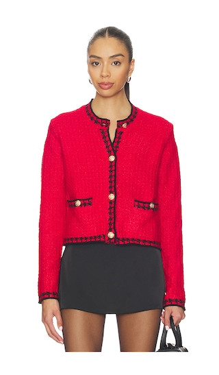 Dumont Tweed Boxy Jacket | Revolve Clothing (Global)