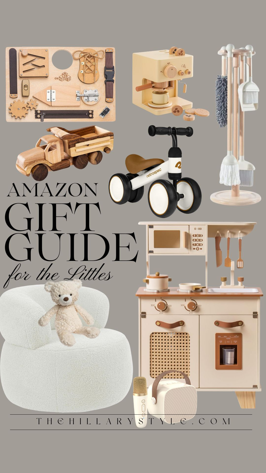 Amazon Gift Guide for the littles 

Amazon Gift Guide, Gifts for Kids, Gifts for Children, Amazon Gifts, Amazon home, Amazon toys, Kid's toys, wooden toys, kid's bikes, On sale  

 #LTKGiftGuide #LTKHoliday #LTKStyleTip
