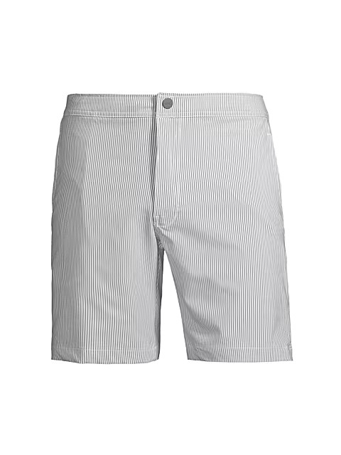 Calder Seersucker Stripe Shorts | Saks Fifth Avenue