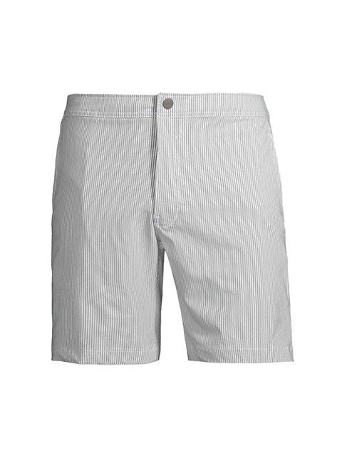 Calder Seersucker Stripe Shorts | Saks Fifth Avenue