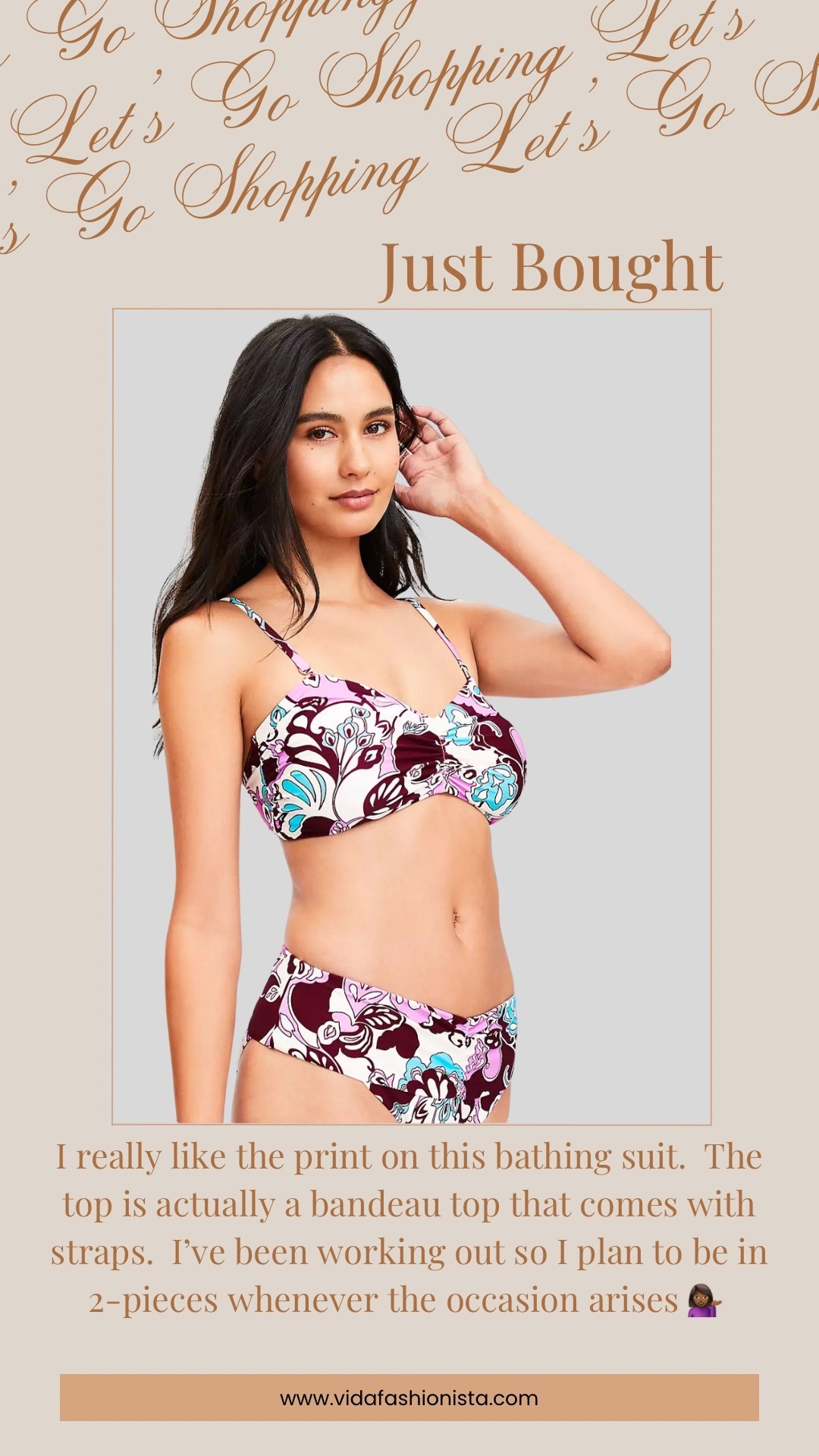 Paisley swimsuit.  Ordered size XS in top and bottomm

#LTKSummerEdit #LTKSwim