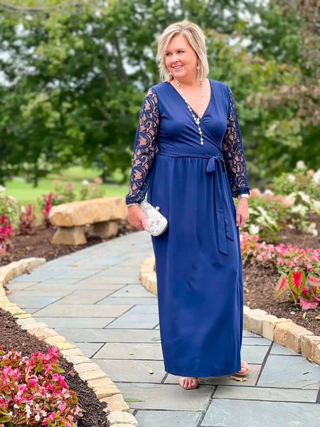 Blue Maxi Dress is a Size Large | Clear Strap Wedges | Wedding Guest Dress | Amazon Finds 

#LTKover40 #LTKwedding #LTKstyletip